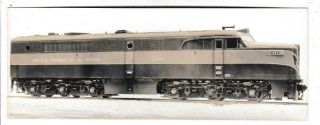 Real Photo Specification Card American Locomotive Co.  Gulf Mobile Ohio Railroad