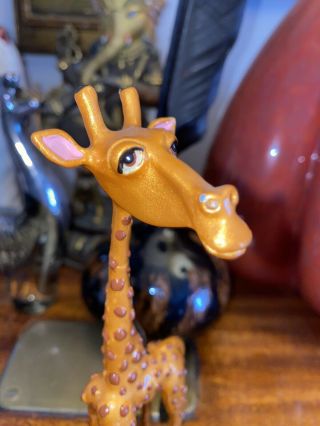 Giraffe Fine Pewter Figurine Sculptures Stepper Signed Numbered 54/2500