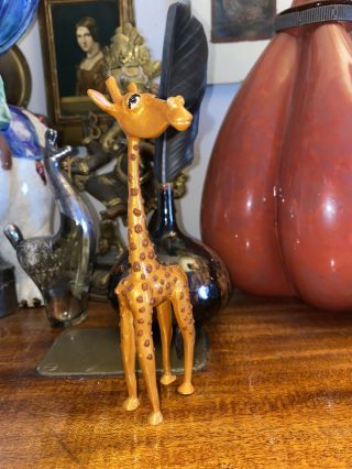 Giraffe Fine Pewter Figurine Sculptures Stepper Signed Numbered 54/2500 3