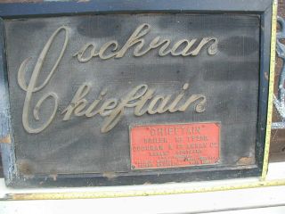 Cochran Chieftain Vintage Boiler Brass Name Plate/plaque.  No.  Tp256 Annan 1964.