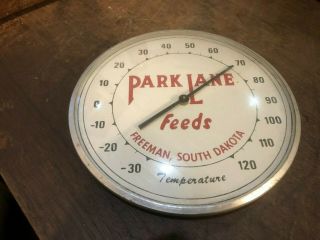 6  Round Glass Front Thermometer - Park Lane Feeds - Freeman South Dakota
