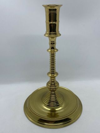 9 " Virginia Metalcrafters,  Osv Brass Candle Holder Candlestick Cw 5 - 70