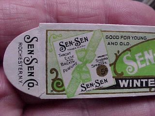 Vintage SEN - SEN Chewing Gum Wrapper Send 5 2c stamps for Sousa ' s Sen - Sen March 2