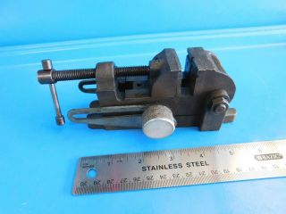 , Vintage 1 - 1/2 In.  Tilting Drill Press Vise,  Stamped " Cf15 - 3 " Craftsman ??