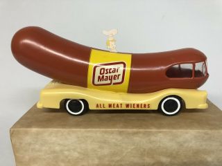 Vintage Orig.  Box/Papers Oscar Mayer Wienermobile Toy Car w/ Little Oscar Popup 2