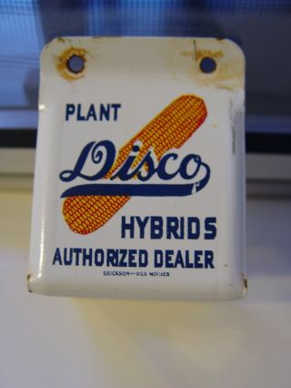 Vintage Disco Hybrids Corn Seed Feed Dealer Advertising Soda Bottle Opener