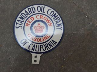 Porcelain Standard Oil Co Enamel Sign 6 Inches.