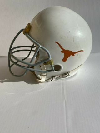 Vintage Texas Longhorns Maxpro Football Helmet W/ Og Facemask/chinstrap