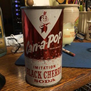 Can A Pop Black Cherry Flat Top Soda Can Indoor Denver Colorado.