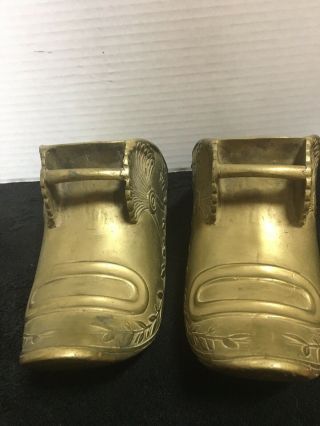 Antique Brass Spanish Conquistador Or Aztec/mayan South Stirrups,  Pair