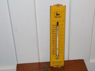 Vintage John Deere Metal Thermometer