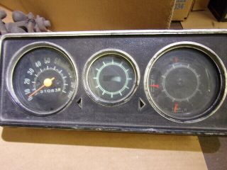 Vintage 1971 - 1977 Chevy Van G10 G20 G30 Instrument Gauge Cluster Speedometer