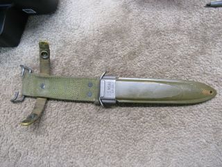 Us Ww2 Post War M8a1 Bayonet Scabbard V P Co Victory Plastics