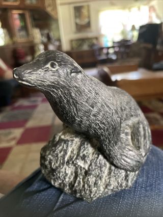 Seal Sea Lion By Wolf Sculptures - A Wolf Handmade Canada Statue