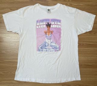 Vtg 90s Cross Colours Left Eye Lisa Lopes Tlc Promo T Shirt Adult Xl White Rare