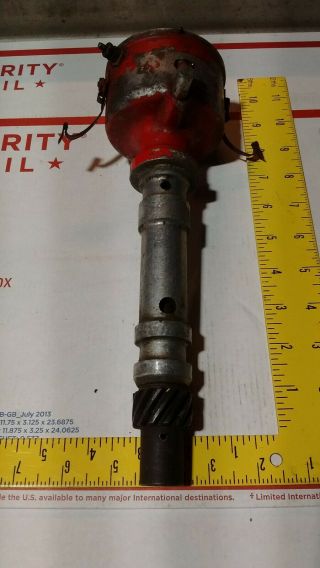 Vintage Mallory Dual Point Distributor Sbc Bbc Small Block Chevy Hot Rod Racer