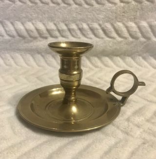 Vintage Brass Candle Holder With Handle Very Cute