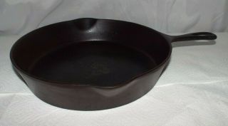 Antique Wapak 9 Cast Iron Skillet With Heat Ring Read