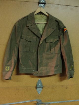 Ww2 Ike Jacket 7th Army 42r June 6th 44 Dated