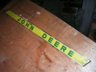 Vintage John Deere 1010 - 5020 Tractor - Hood Emblem - Raised Letters - As - Is