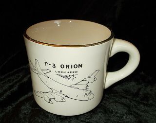 Lockheed Orion P - 3 Coffee Mug 1960 