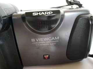 Vintage Sharp VL - E33U 8mm Video8 Viewcam Camcorder Player Video Camera 3