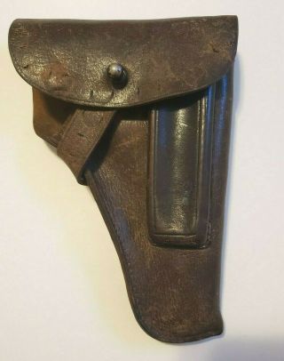 Wwii German Kriegsmarine Early Mauser M1917/34 M1910 M1934 Hsc Leather Holster