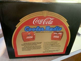 Coca Cola Cooler AM/FM/Cassette Player,  Nostalgia 2