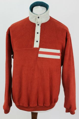 Musto Snugs Polartec Red Vintage Fleece Jumper Size M