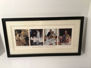 Norman Rockwell The Four Freedoms Framed Print 21 1/4” X 11 1/4”