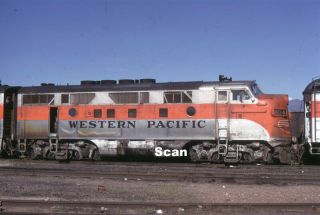 35 Mm Slide Trains/locomotive 803a Western Pacific May 1969 T5625