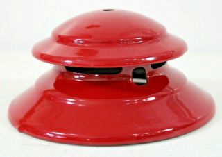Vintage Coleman 200a Lantern Red Late Style Low Top Ventilator Hat Usa