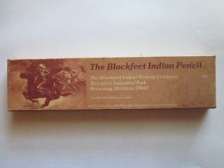 Vintage Sundance Blackfoot Indian Pencils Full Box