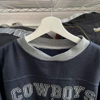 Lee Sports Vintage NFL Dallas Cowboys 90s Sports Sweatshirt,  Navy / Grey,  XXL 3