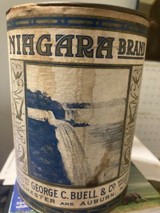 Rare Niagara Falls Brand Coffee Tin.  Ca 1910/20