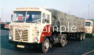 Truck Photos Foden Artic Robsons Of Carlisle