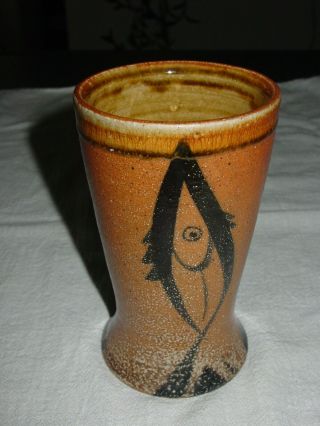Vintage Native American Indian Pottery Vase Signed Unknown Tribal Affiliation