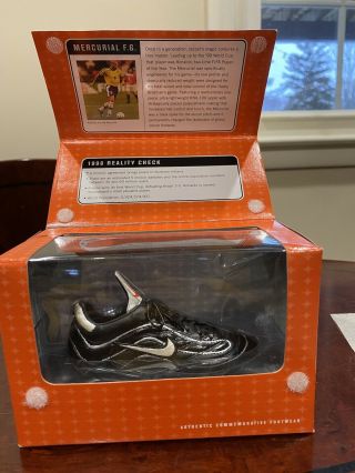 Nike Classics Authentic Commemorative Footwear Model Display Mercurial F.  G.