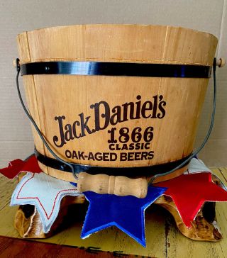 Rare Jack Daniels 1866 Classic Oak - Aged Beer Ice Bucket - No Liner - Euc