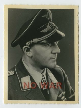 Wwii German Photo Luftwaffe Oberstleutnant Gerhard Loos Knight Cross Holder