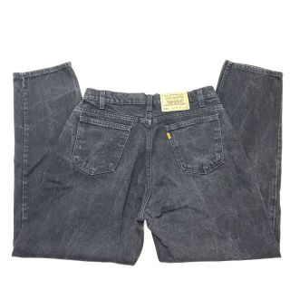 Vintage Levi’s 560 Men’s Jeans 34x30 Black Loose Fit Tapered Leg Orange Tag