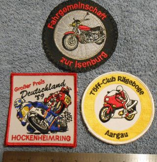 Hockenheimring Motorcycle Patches Nos