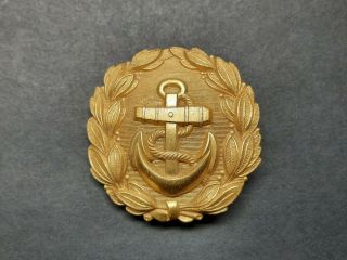 Wwii German Kriegsmarine Officer Belt Buckle Emil Juttner Maker Mark