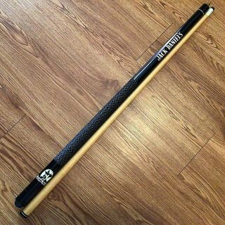 Jack Daniels Pool Cue Vintage 57 1/2 " Cushioned Wrapped Handle 2 Piece Logos