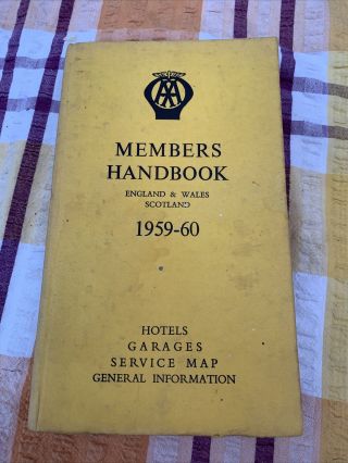 Aa Members Handbook 1959 - 60