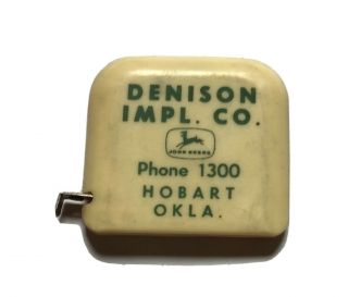 Vintage John Deere Tape Measure Hobart Oklahoma