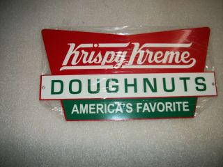 Krispy Kreme Donut Sign.  Vintage Look 14 Ga.  Steel