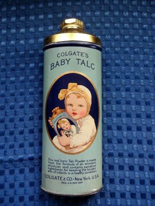 Colgate’s Baby Talc Advertising Tin -