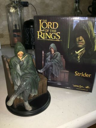 Weta Workshop Lotr Aragorn As Strider Statue Lord Of The Rings