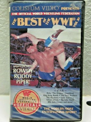 Best Of The Wwf Vol.  10 Vhs Coliseum Video Tape Wrestling Wwe Vintage Rare